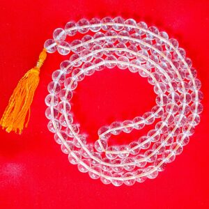 Spatika Maala (Aprox 6mm to 9mm) 108 Beads