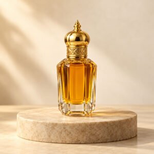 luxury amber attar bottle