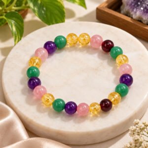 health bracelet on marble